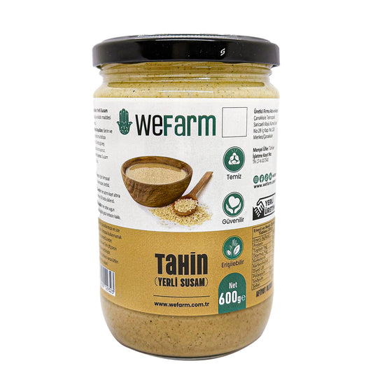 WeFarm Yoğun Tahin (Ata Tohumu Susam/Ekstra Kepekli) 600 gr