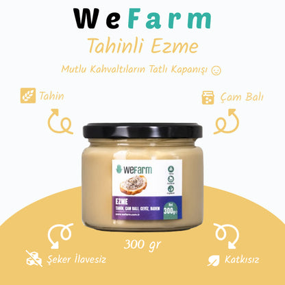 WeFarm Tahinli Ezme (Tahin+Bal+Ceviz/Badem) 300 gr