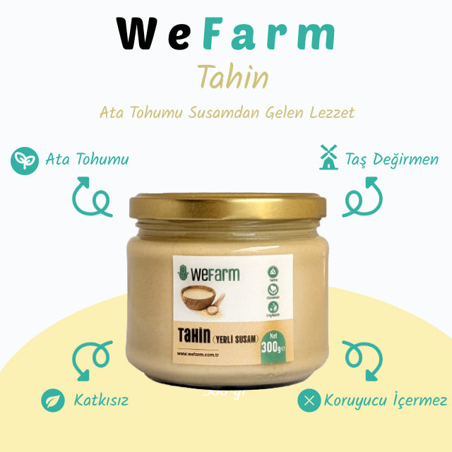 WeFarm Tahin (Ata Tohumu Susam/Taş Değirmen) 300 gr